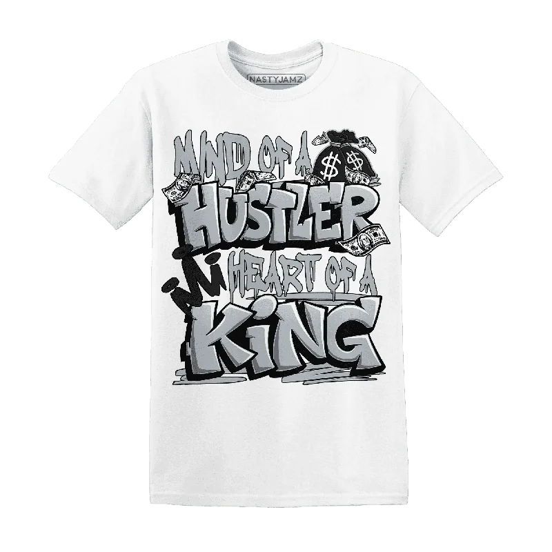 Classic Unisex Fashion Looks Daring Fashion Promotions NastyJamz Wolf Grey 12s T-Shirt Match Hustler Heart King