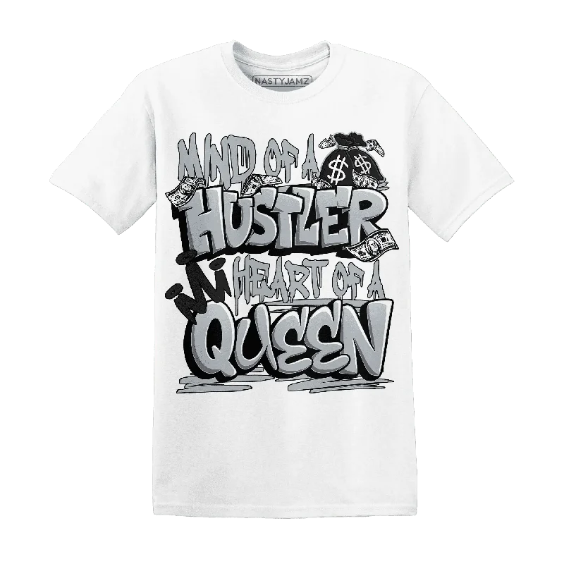 Soft And Breathable Unisex Loungewear Refined Fashion Sale NastyJamz Wolf Grey 12s T-Shirt Match Hustler Heart Queen