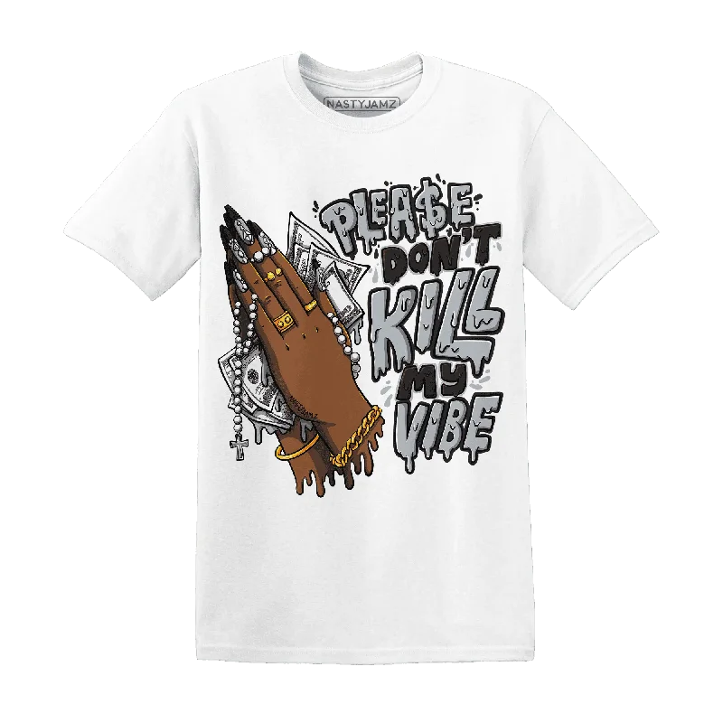 Urban-Inspired Unisex Fashion Pieces Seize Bargains NastyJamz Wolf Grey 12s T-Shirt Match Please Don't Kill My Vibe