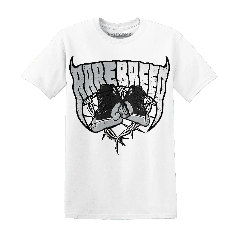 Chic And Casual Unisex Fashion Trends Top Brand Discounts NastyJamz Wolf Grey 12s T-Shirt Match Rare Breed Sneaker