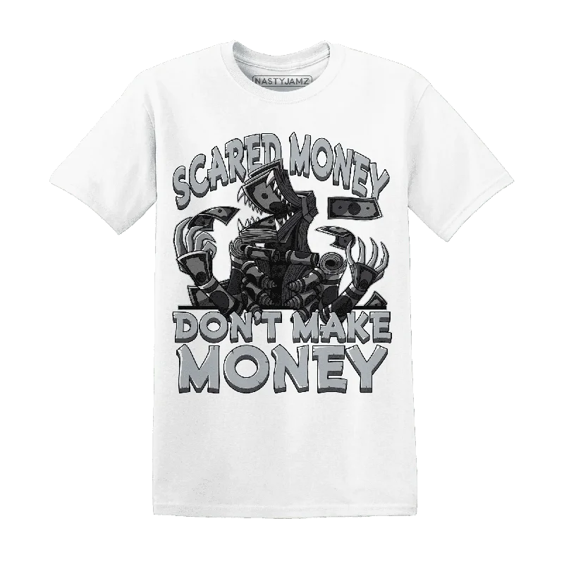 Bold And Trendy Gender-Neutral Outfits Limited Time Special Offer NastyJamz Wolf Grey 12s T-Shirt Match Scared Money