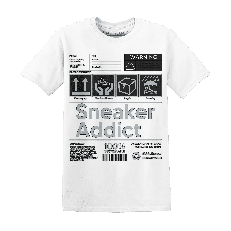 Minimalist Unisex Fashion Essentials Essentials On Sale NastyJamz Wolf Grey 12s T-Shirt Match Sneaker Addict