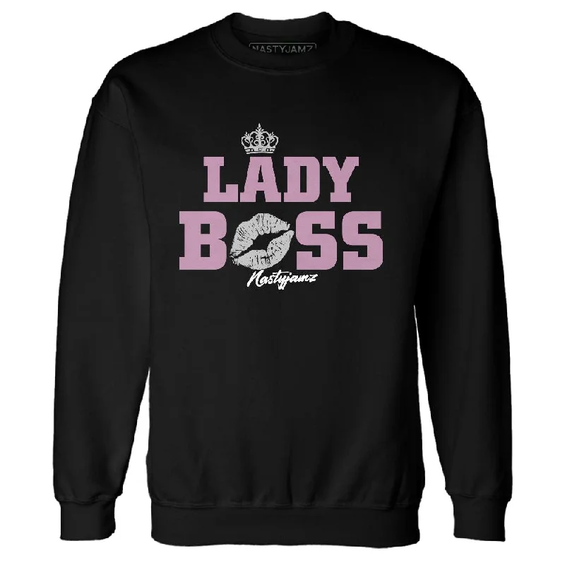 Minimalist Unisex Fashion Must-Haves Sophisticated Street Style Offers Orchid Neutral Grey Black White 4s NastyJamz Sweatshirt Match Lady Boss