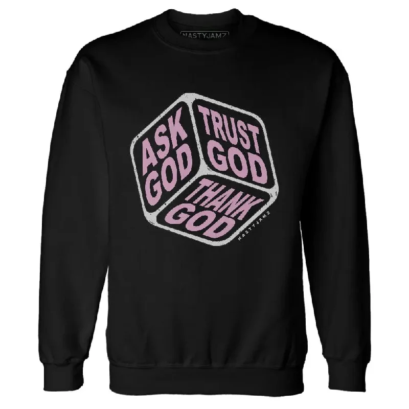 Gender-Neutral Clothing Styles Urban Style Promotions Orchid Neutral Grey Black White 4s NastyJamz Sweatshirt Match Trust God