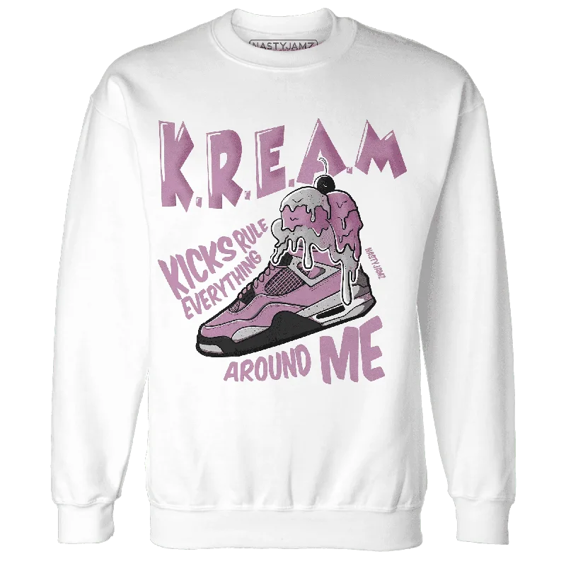 High-Quality Unisex Basics For All Occasions The Good Stuff Orchid Neutral Grey Black White 4s Sweatshirt Match Kream Sneaker