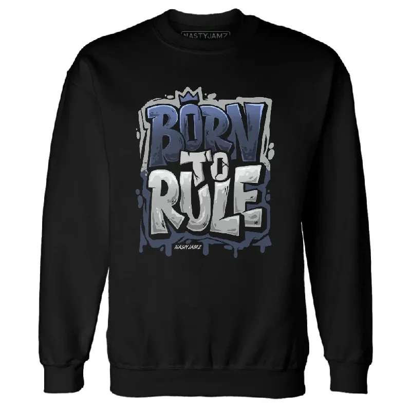 Classic Unisex Fashion Looks Contemporary Fashion Sale VaporMax Metallic Navy Midnight NastyJamz Sweatshirt Match Born To Rule