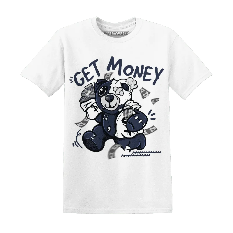 Unisex Casual Fashion Trends High-End Style Discounts NastyJamz White Navy 6s T-Shirt Match  Get Money BER