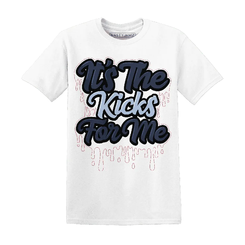 Oversized Unisex Apparel For Effortless Style Laid-Back Fashion Offers NastyJamz White Navy 6s T-Shirt Match  Its The Kicks