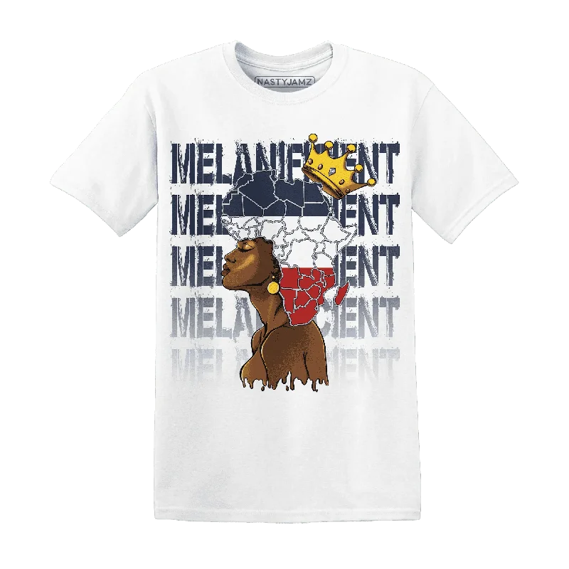 Functional And Stylish Unisex Wear Massive Selection Sale NastyJamz White Navy 6s T-Shirt Match  Melanificient