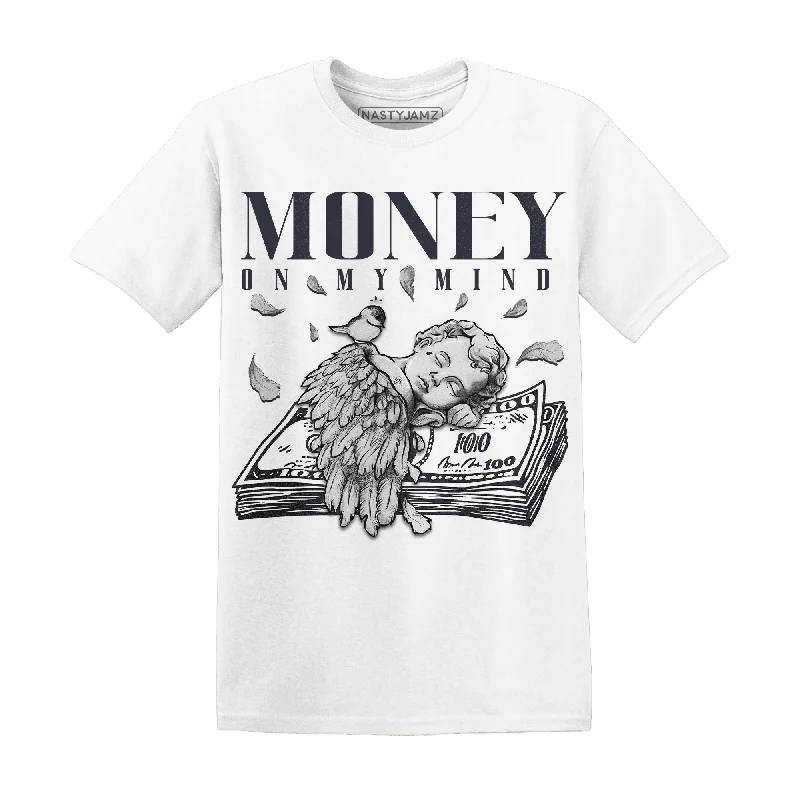 Comfortable Unisex Streetwear Inspired By You, Designed For You NastyJamz White Navy 6s T-Shirt Match  Money On My Mind Angel