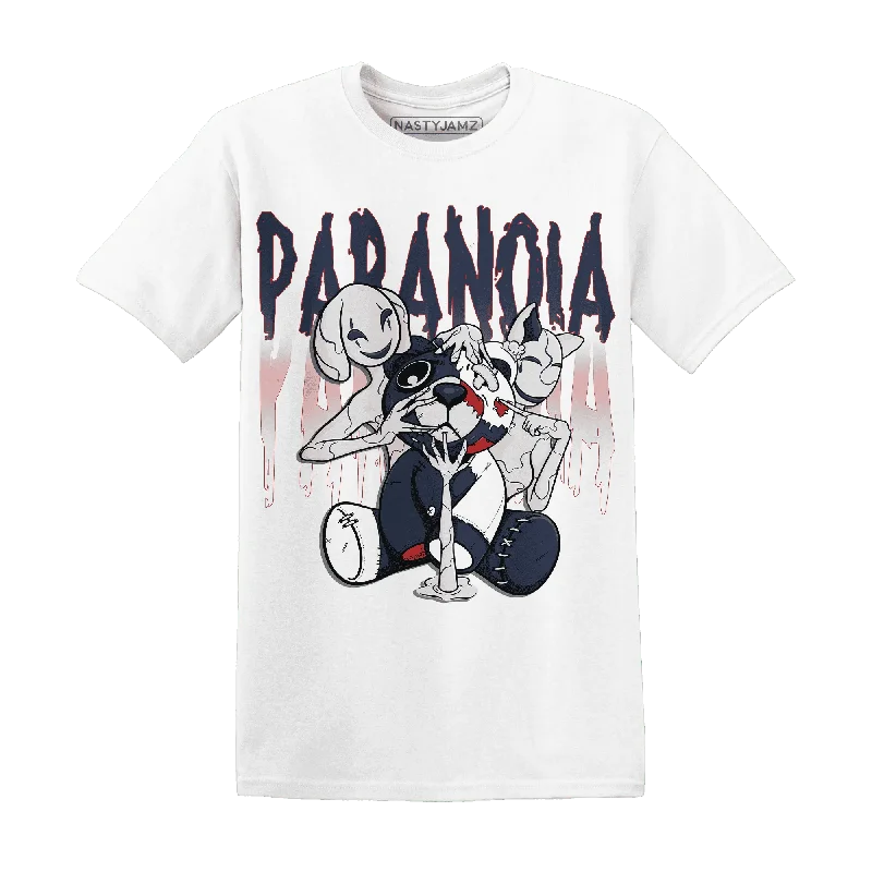 Functional And Stylish Unisex Outerwear Gift Ideas NastyJamz White Navy 6s T-Shirt Match  Paranoia BER