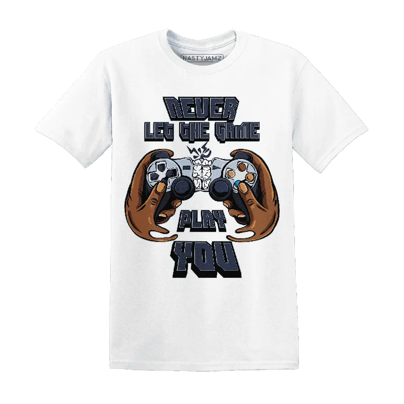 Everyday Wear For Men And Women Huge Discounts This Week NastyJamz White Navy 6s T-Shirt Match  The Game Changer