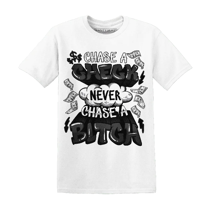 Functional And Stylish Unisex Wear Laid-Back Fashion Offers NastyJamz White Thunder 4s T-Shirt Match  Chase A Check