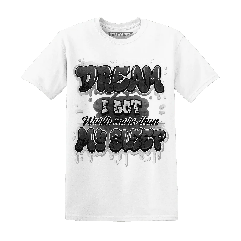 Comfortable Unisex Streetwear The Good Stuff NastyJamz White Thunder 4s T-Shirt Match  Dream Over Rest