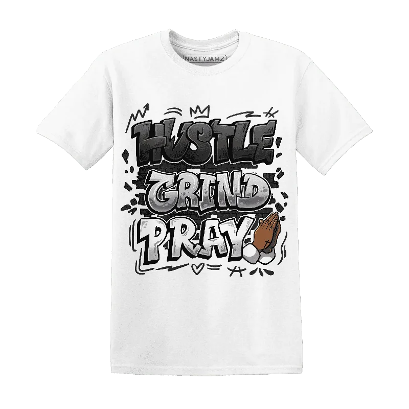 Fashion-Forward Gender-Neutral Outfit Ideas Limited Time Special Offer NastyJamz White Thunder 4s T-Shirt Match  Hustle Grind Pray