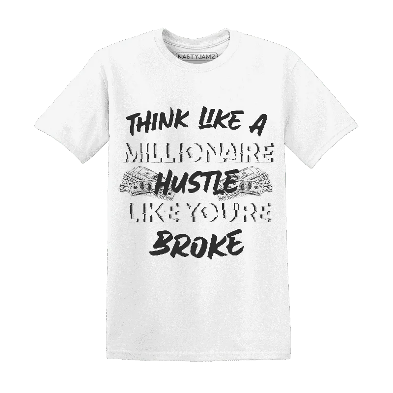 Versatile Gender-Free Wardrobe Essentials Holiday Glam NastyJamz White Thunder 4s T-Shirt Match Hustle Millionaire