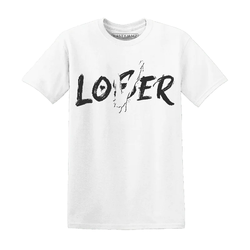 High-Quality Unisex Basics For Everyday Wear Holiday Attire Sale NastyJamz White Thunder 4s T-Shirt Match  Loser Lover