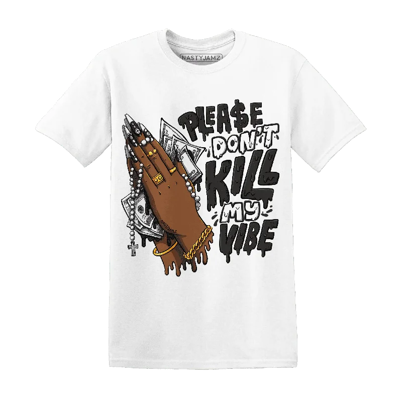 Versatile And Stylish Unisex Apparel Seasonal Fashion NastyJamz White Thunder 4s T-Shirt Match Please Don't Kill My Vibe