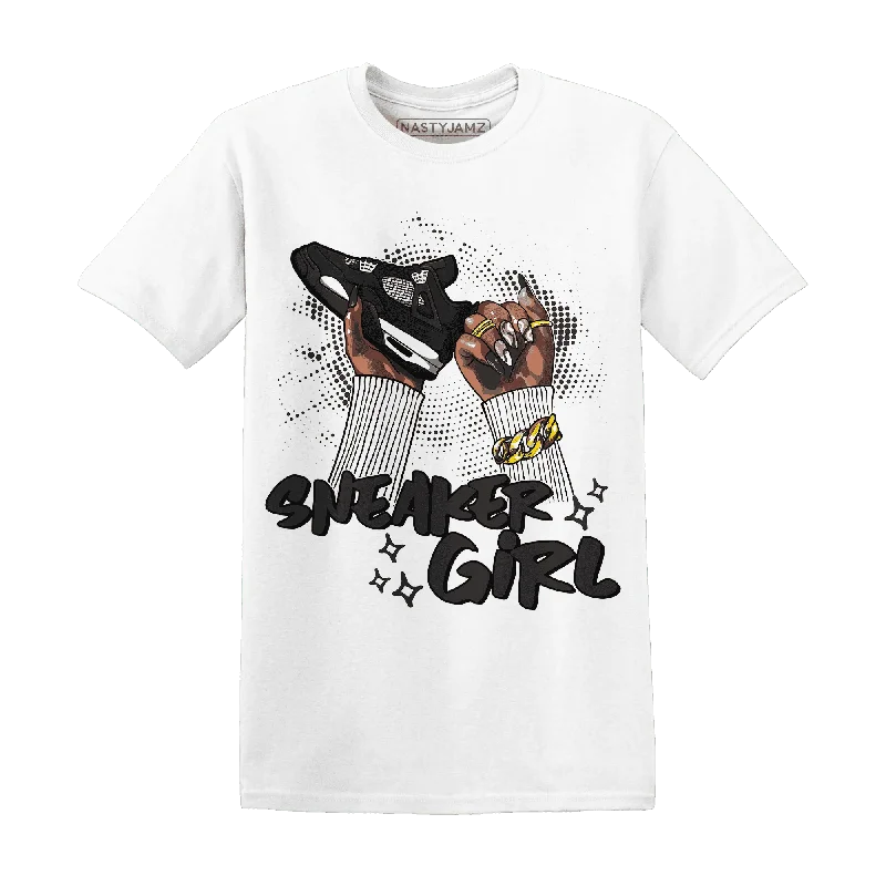 Oversized Unisex Apparel For Effortless Style Crazy Discounts, Hurry Up NastyJamz White Thunder 4s T-Shirt Match  Sneaker Girl Nail