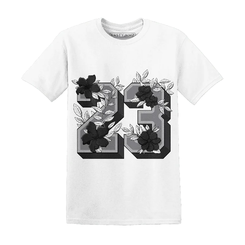 Breathable And Lightweight Unisex Wear Gift Ideas NastyJamz Wolf Grey 1s T-Shirt Match  23 Floral