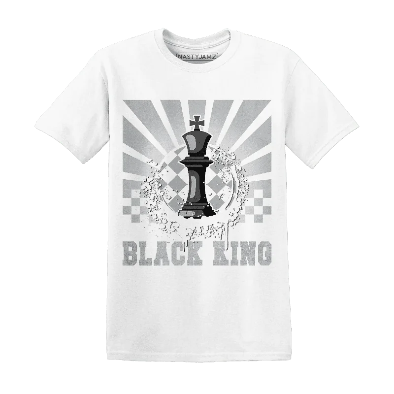 Modern Unisex Wardrobe Staples Chic And Trendy NastyJamz Wolf Grey 1s T-Shirt Match  Black King Collection