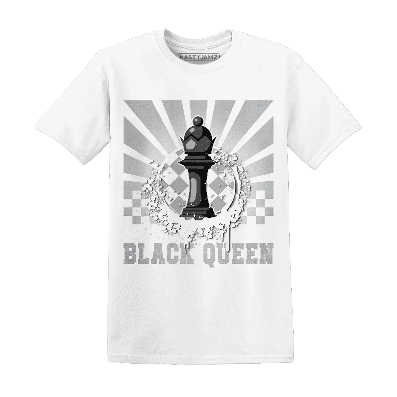 Soft And Breathable Unisex Loungewear Forward Trendsetter NastyJamz Wolf Grey 1s T-Shirt Match  Black Queen Collection