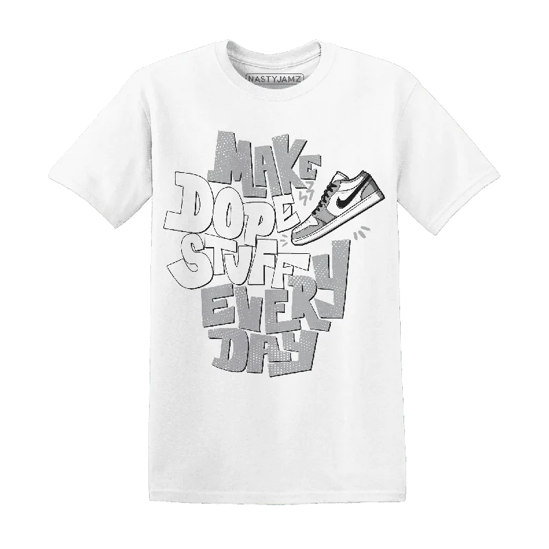 High-Quality Unisex Basics For All Occasions Holiday Glam NastyJamz Wolf Grey 1s T-Shirt Match  Dope Sneaker