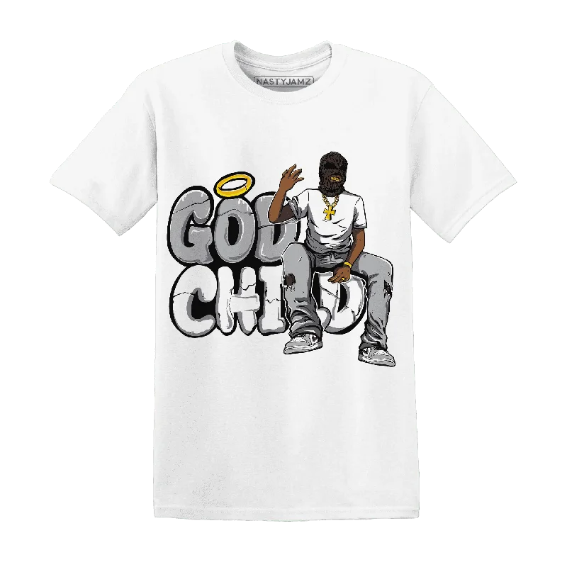 Soft And Breathable Unisex Loungewear Cool Prices NastyJamz Wolf Grey 1s T-Shirt Match  God Child