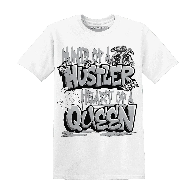 Elegant And Minimal Gender-Free Clothing Casual Fashion NastyJamz Wolf Grey 1s T-Shirt Match  Hustler Heart Queen