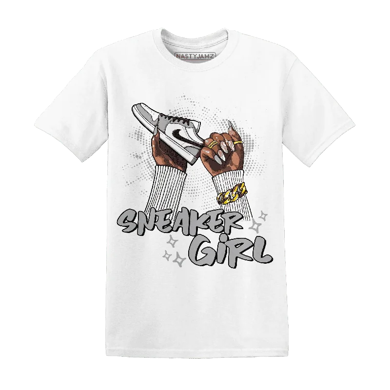 Soft And Breathable Unisex Loungewear Hurry Before It'S Gone NastyJamz Wolf Grey 1s T-Shirt Match  Sneaker Girl Nail