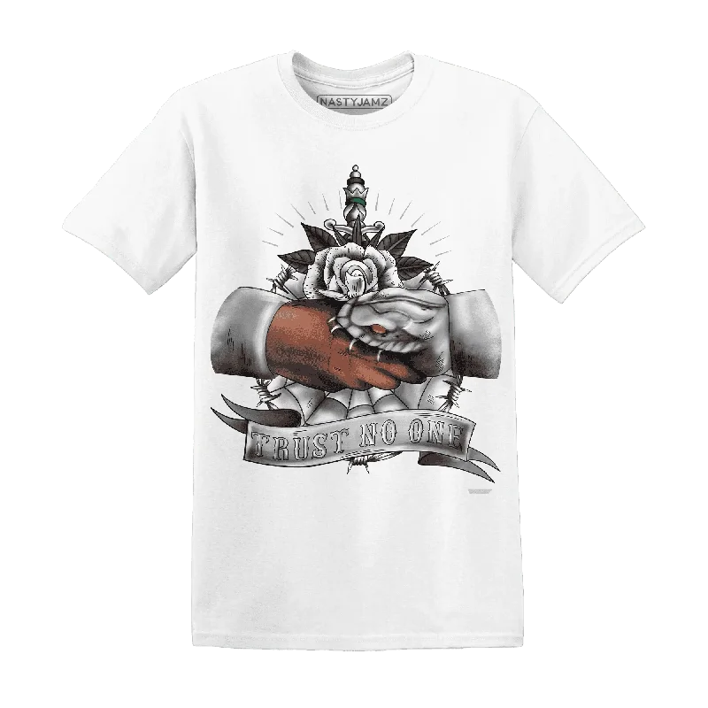 Versatile Gender-Free Wardrobe Essentials Seasonal Style Discounts NastyJamz Wolf Grey 1s T-Shirt Match  Trust No One Old School