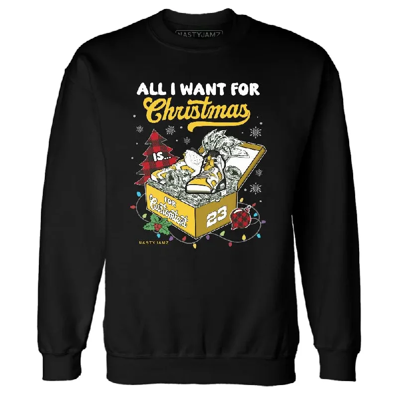 Sleek And Stylish Unisex Outerwear Enjoy Discount Yellow Ochre 6s NastyJamz Sweatshirt Match Dollar Sneaker Box Christmas Custom Text